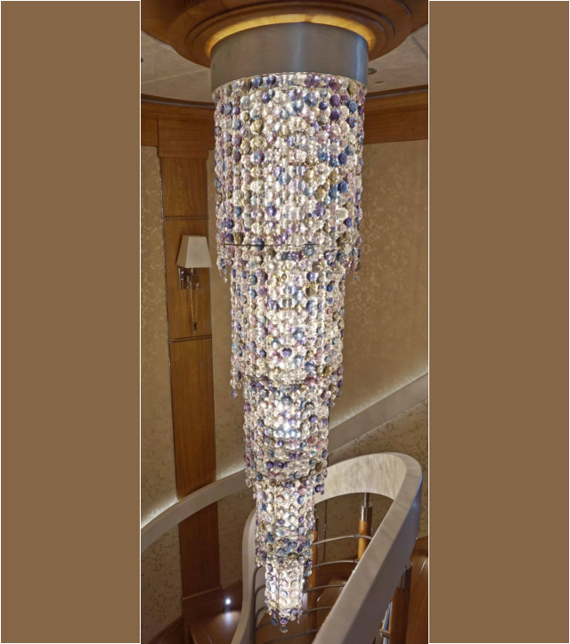 Massanfertigung: Kristallglas von Masiero Viatoris Conrad Shipyard Superyacht Monaco Yacht Show